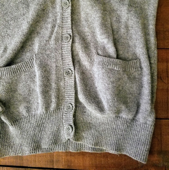Gray cardigan sweater - Picture 4 of 4